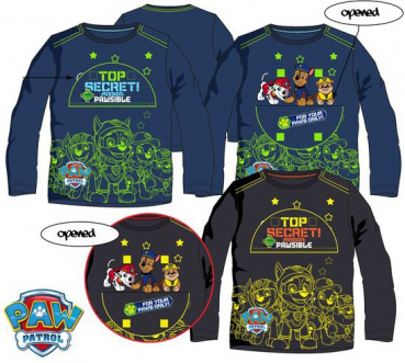 Paw Patrol Langarmshirt mit Klettgeheimnis